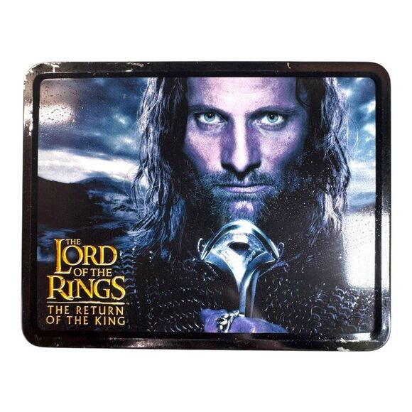 The Lord Of The Rings Return Of The King Metal Lunchbox Matching Thermos Set SEE - Picture 9 of 14